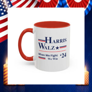 Harris Walz When We Fight We Win 24 Mug