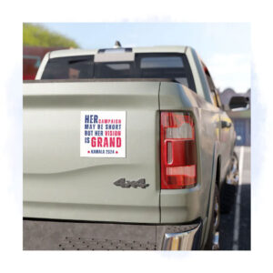 Her Campaign May Be Short But Her Vision Is Grand Kamala 2024 Car Magnet