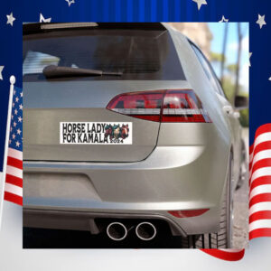 Horse Lady For Kamala 2024 Car Magnet