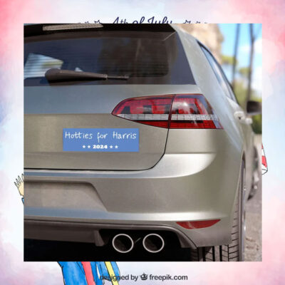 Hotties For Harris 2024 Car Magnets