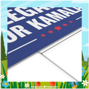 Illegals For Kamala 2024 Yard Sign