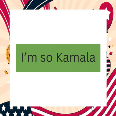 I'm So Kamala Harris Car Magnet