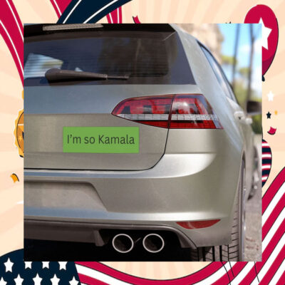 I'm So Kamala Harris Car Magnet