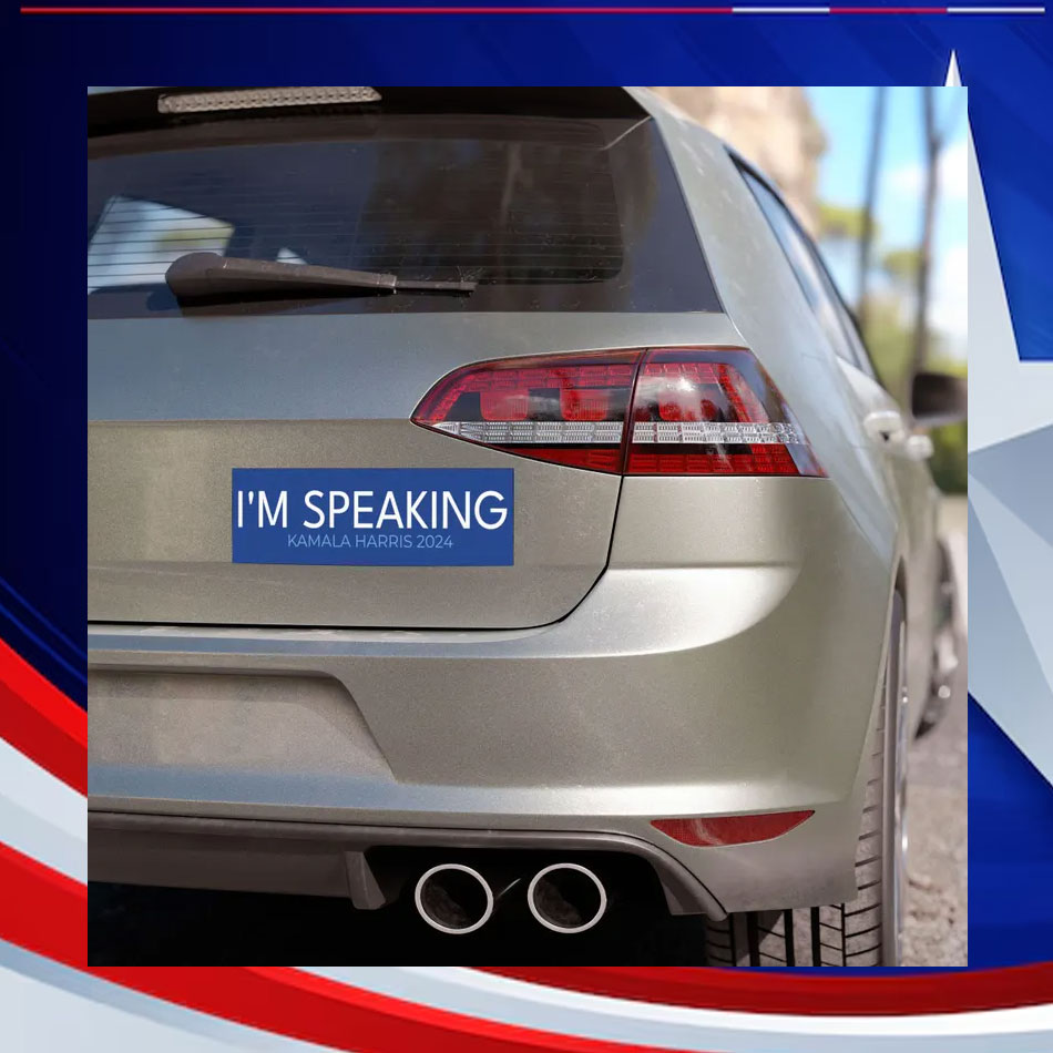 I'm Speaking Kamala Harris 2024 Election Car Magnets
