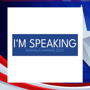 I'm Speaking Kamala Harris 2024 Election Car Magnets