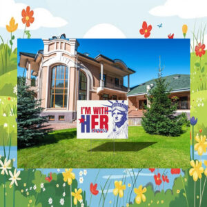 I'm With Her Harris Yard Sign