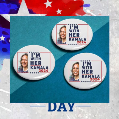I'm With Her Kamala 2024 Button