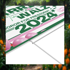 I'm With Her Kamala Harris Tim Walz My Soror For President 2024 Yard Signs