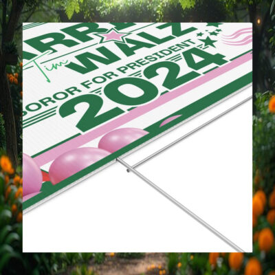 I'm With Her Kamala Harris Tim Walz My Soror For President 2024 Yard Signs