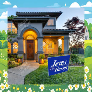 Jews for Harris Yard Sign