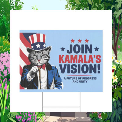 Join Kamala's Vision A Future Of Progress And Unity Yard Sign