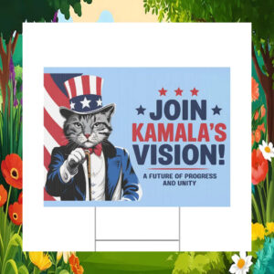 Join Kamala's Vision A Future Of Progress And Unity Yard Signs