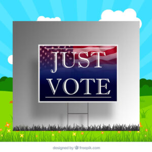Just Vote Kamala Harris Yard Sign