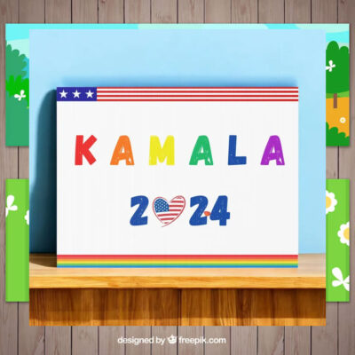 Kamala 2024 Colorful Yard Sign