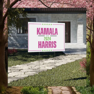 Kamala 2024 Harris Plastic Yard Sign