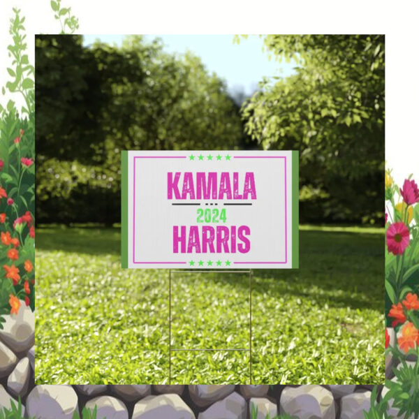 Kamala 2024 Harris Walz Yard Sign