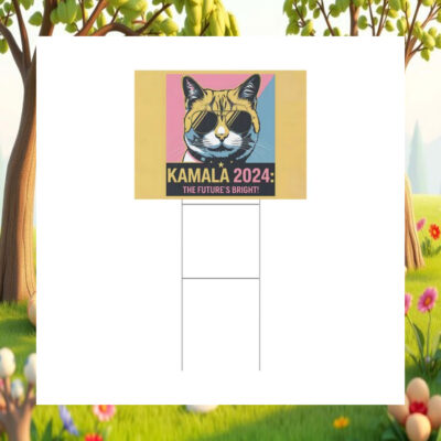 Kamala 2024 The Future's Bright Yard Sign