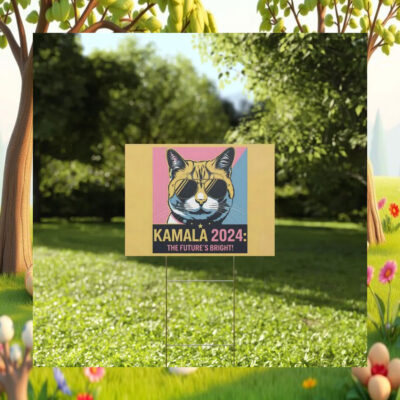 Kamala 2024 The Future's Bright Yard Sign