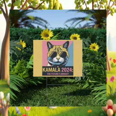 Kamala 2024 The Future's Bright Yard Sign