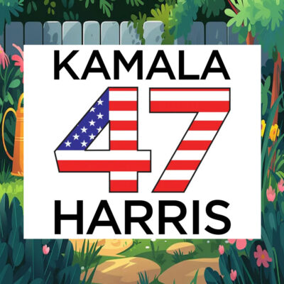 Kamala 47 Harris 2024 Political Yard Sign