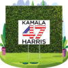 Kamala 47 Harris 2024 Yard Sign