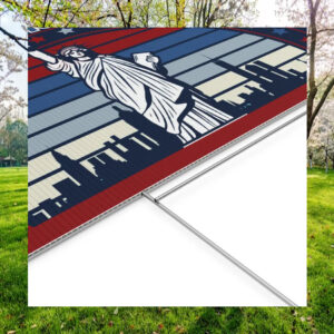 Kamala For New York Plastic Yard Sign