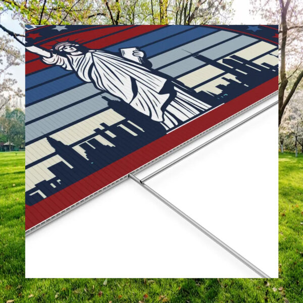 Kamala For New York Plastic Yard Sign