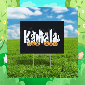 Kamala Halloween Spooky Yard Sign