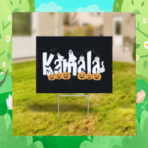 Kamala Halloween Spooky Yard Sign