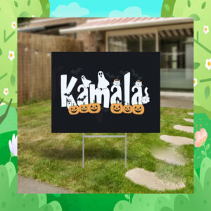 Kamala Halloween Spooky Yard Sign
