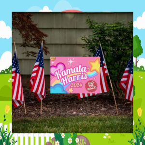 Kamala Harris 2024 And Tim Walz Yard Signs