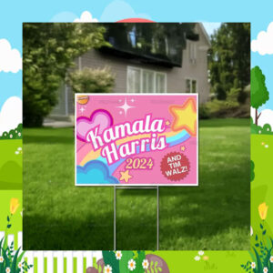 Kamala Harris 2024 And Tim Walz Yard Signs