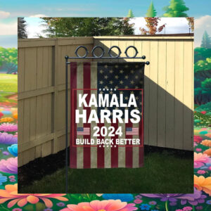Kamala Harris 2024 Build Back Better Flag
