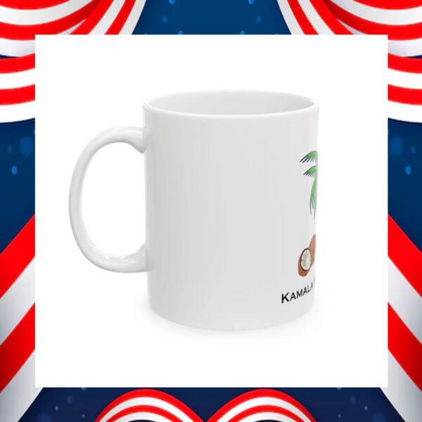 Kamala Harris 2024 Coconut Tree Mug