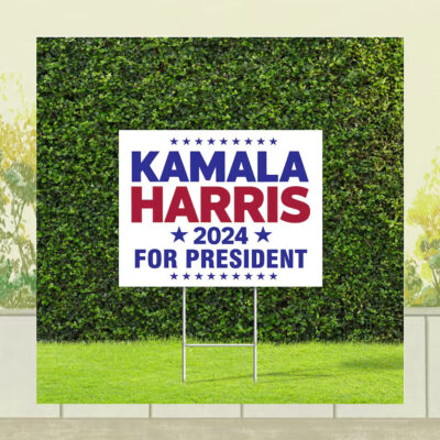 Kamala Harris 2024 For President Political Yard Sign