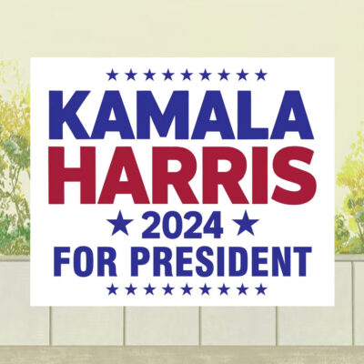 Kamala Harris 2024 For President Political Yard Sign