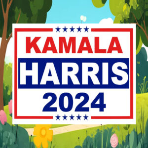 Kamala Harris 2024 Political Yard Sign