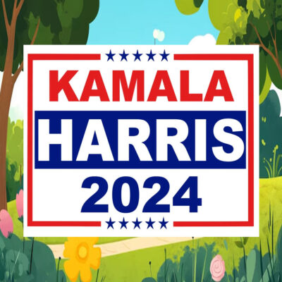 Kamala Harris 2024 Political Yard Sign