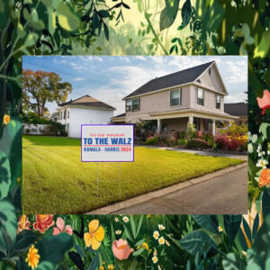 Kamala Harris 2024 To the Windows To The Walz Yard Sign