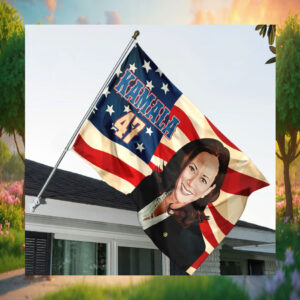 Kamala Harris 47 For President Flag