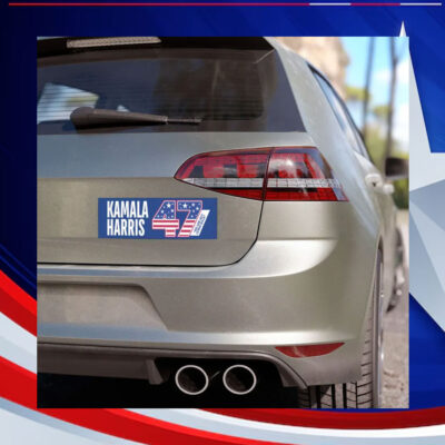 Kamala Harris 47 We Are Not Going Back 2024 Car Magnet