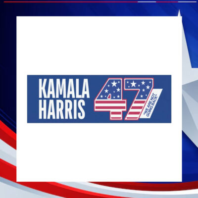 Kamala Harris 47 We Are Not Going Back 2024 Car Magnet