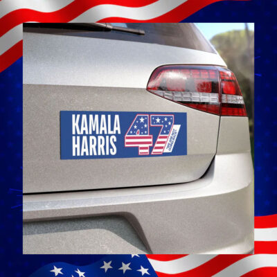Kamala Harris 47 We Are Not Going Back Car Magnet