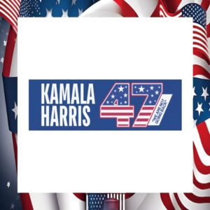 Kamala Harris 47 We Are Not Going Back Car Magnets