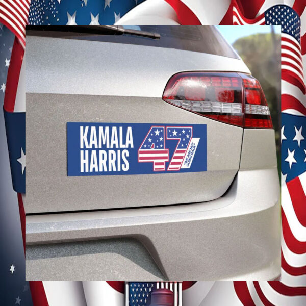Kamala Harris 47 We Are Not Going Back Car Magnets