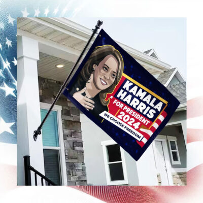 Kamala Harris For President 2024 We Choose Freedom Flags