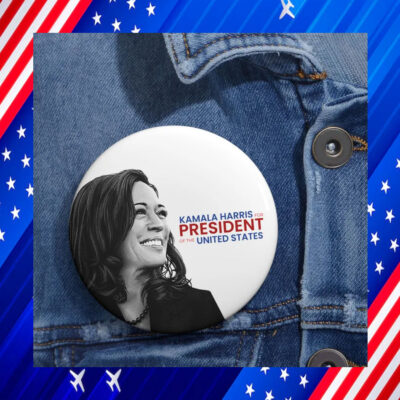 Kamala Harris For President Of The United States Button