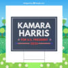 Kamala Harris For U.S. President 2024 Plastic Yard Sign