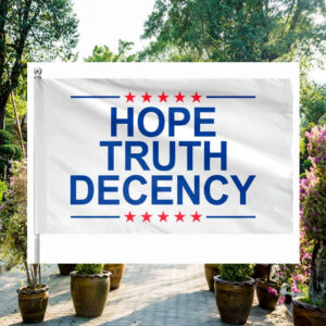 Kamala Harris Hope Truth Decency Flag