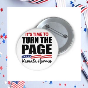 Kamala Harris It's Time To Turn The Page Button